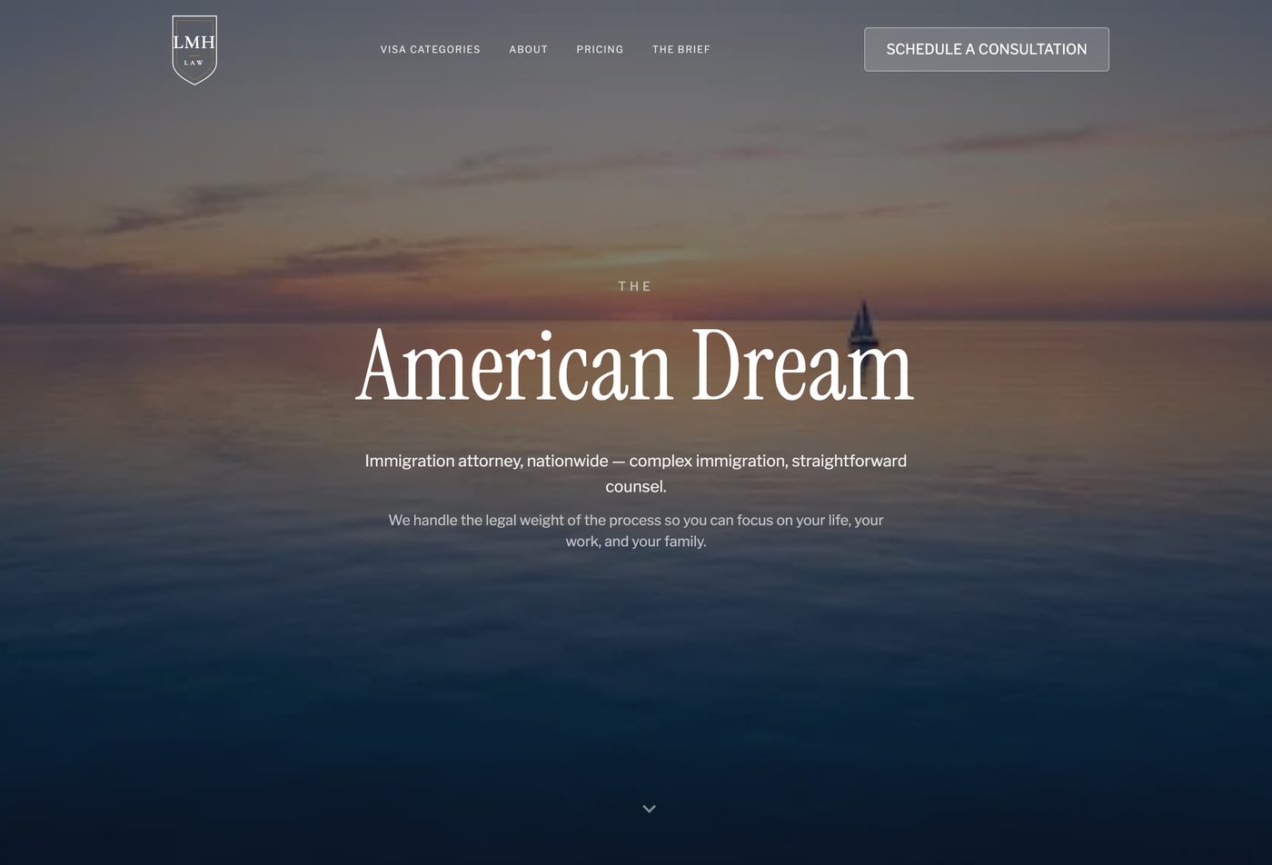 Professional services website